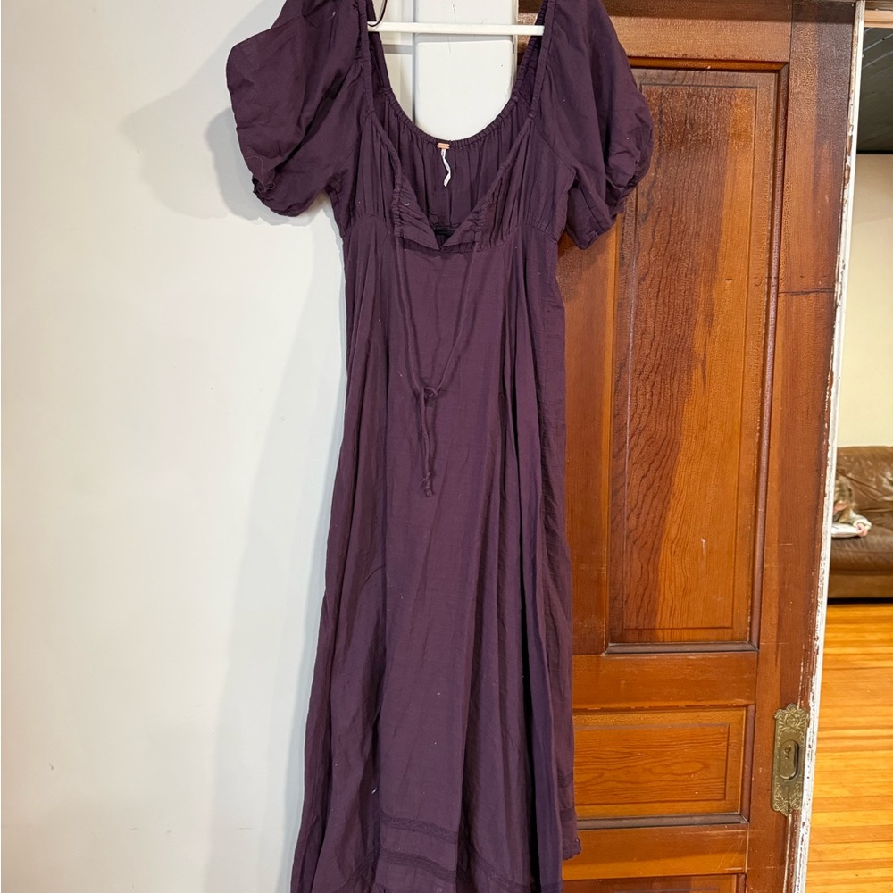 Free People Purple Midi Dress